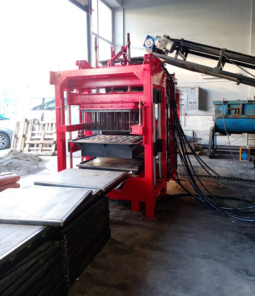 MG6.1 ბლოკის/ქვაფენილის ფილის დანადგარი