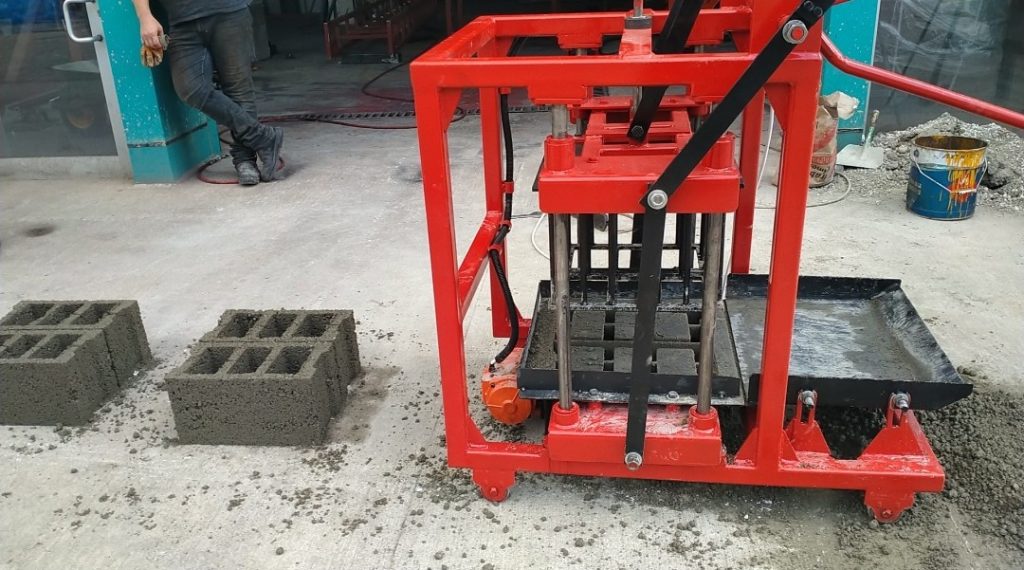 ბლოკის  დანადგარის  წარმოება